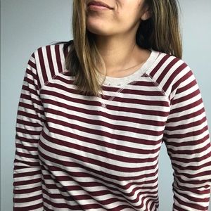 Old navy striped casual sweatshirt